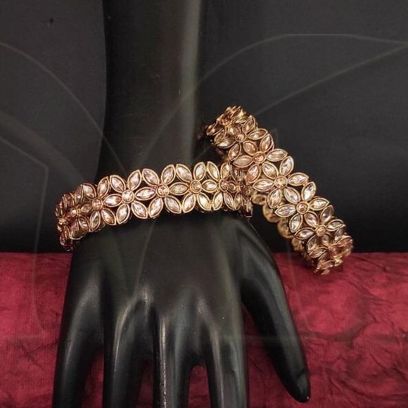 Indian Polki Bangles - Picture 2 of 2